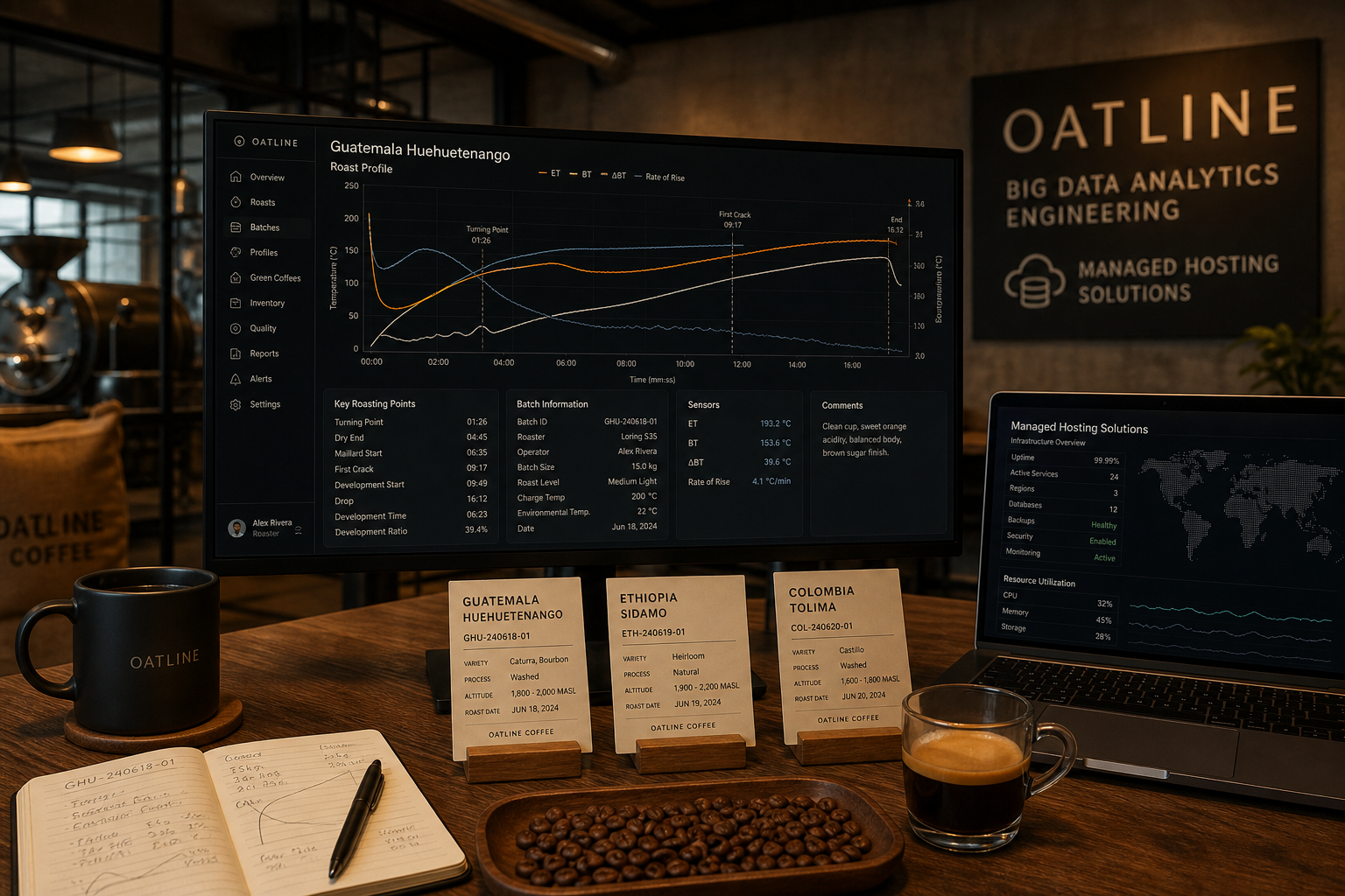 Big data analytics engineering workspace
